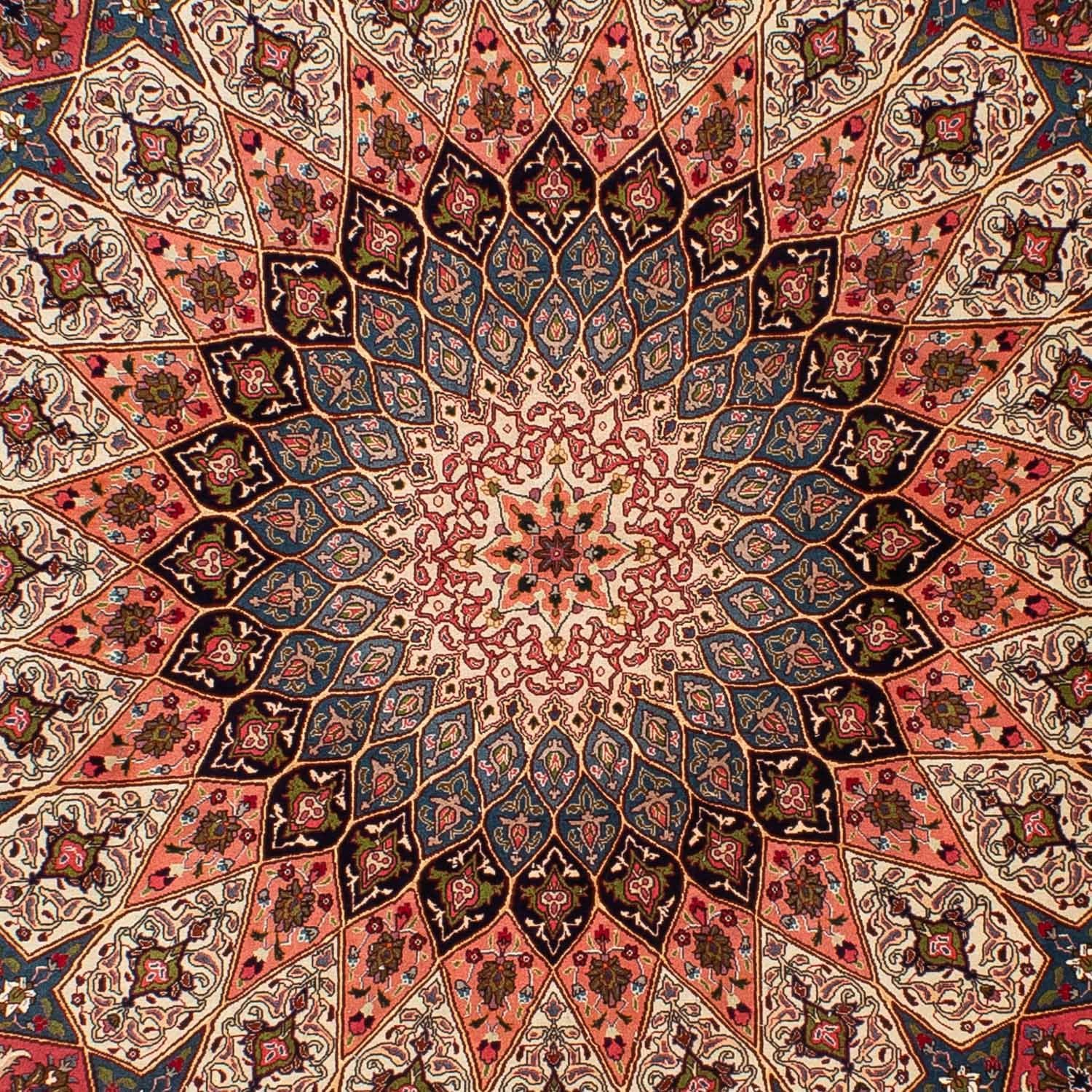Tapis persan - Tabriz - Royal ronde  - 250 x 250 cm - multicolore