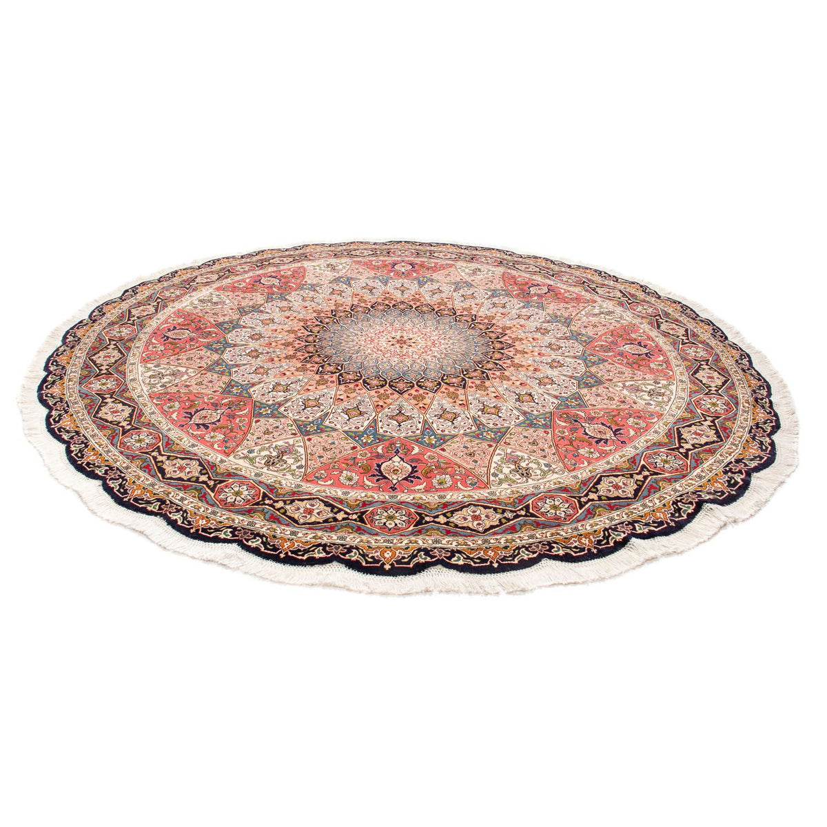 Tapis persan - Tabriz - Royal ronde  - 250 x 250 cm - multicolore