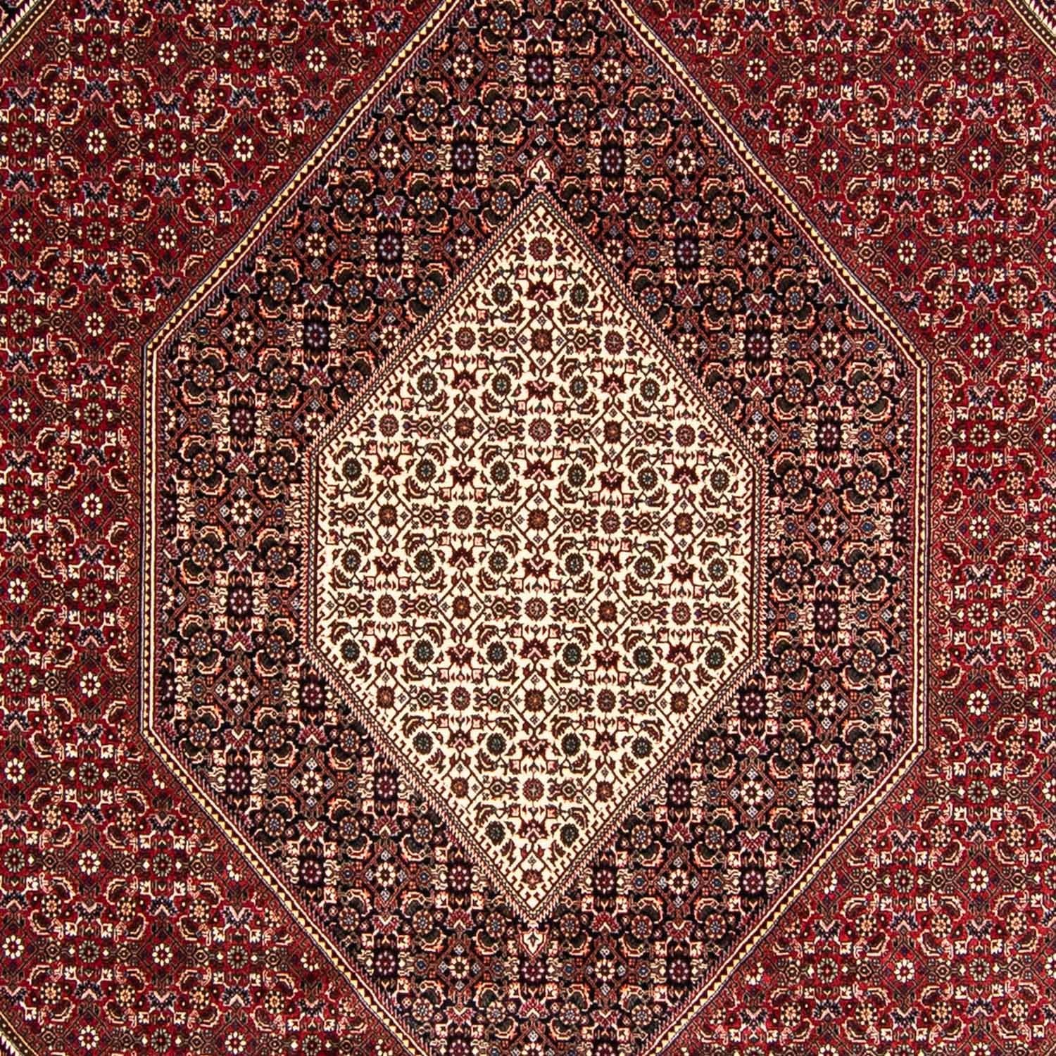 Tapis persan - Bidjar - 349 x 245 cm - rouge clair