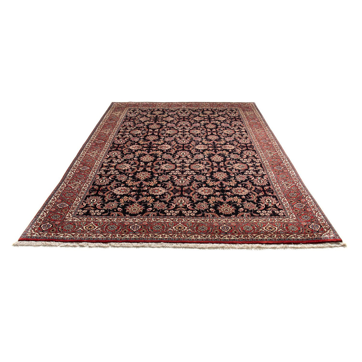 Tapis persan - Bidjar - 299 x 203 cm - bleu foncé