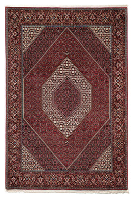 Tapis persan - Bidjar - 295 x 202 cm - rouge foncé