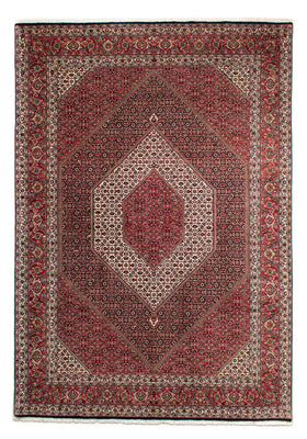 Tapis persan - Bidjar - 293 x 203 cm - rouge clair