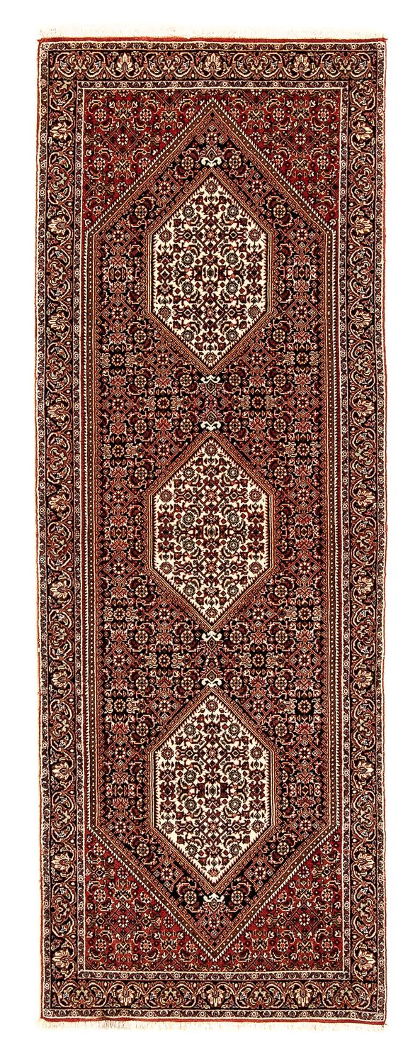 Tapis de couloir Tapis persan - Bidjar - 225 x 69 cm - multicolore