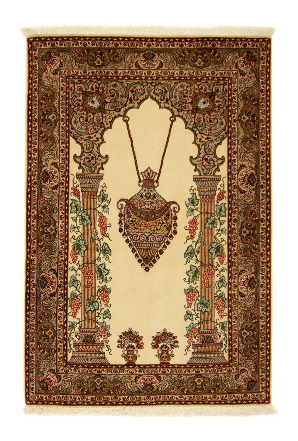 Tapis persan - Tabriz - Royal - 153 x 103 cm - beige