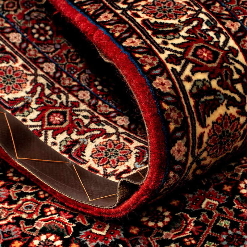Tapis de couloir Tapis persan - Bidjar - 292 x 84 cm - rouge foncé
