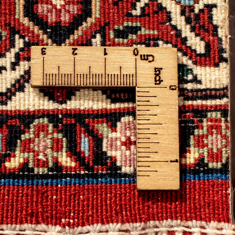 Tapis de couloir Tapis persan - Bidjar - 292 x 84 cm - rouge foncé