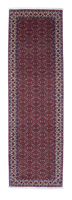 Tapis de couloir Tapis persan - Bidjar - 295 x 86 cm - rouille