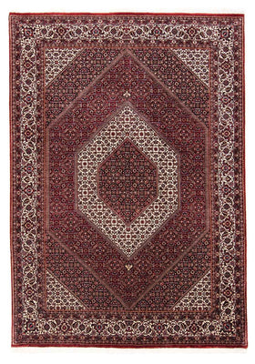 Tapis persan - Bidjar - 238 x 171 cm - rouge foncé