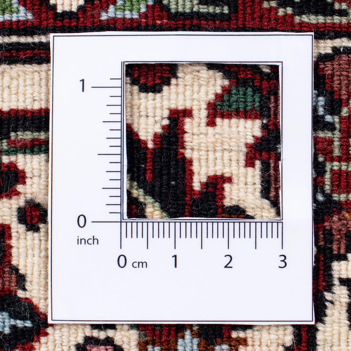 Tapis persan - Bidjar - 238 x 171 cm - rouge foncé