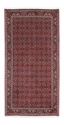 Tapis de couloir Tapis persan - Bidjar - 204 x 99 cm - rouge