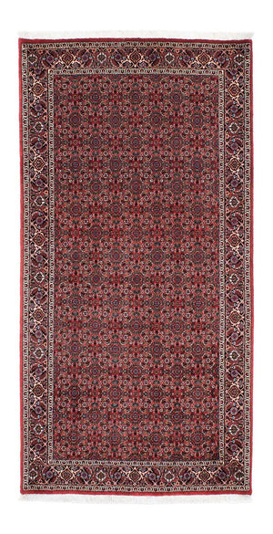 Tapis de couloir Tapis persan - Bidjar - 204 x 99 cm - rouge