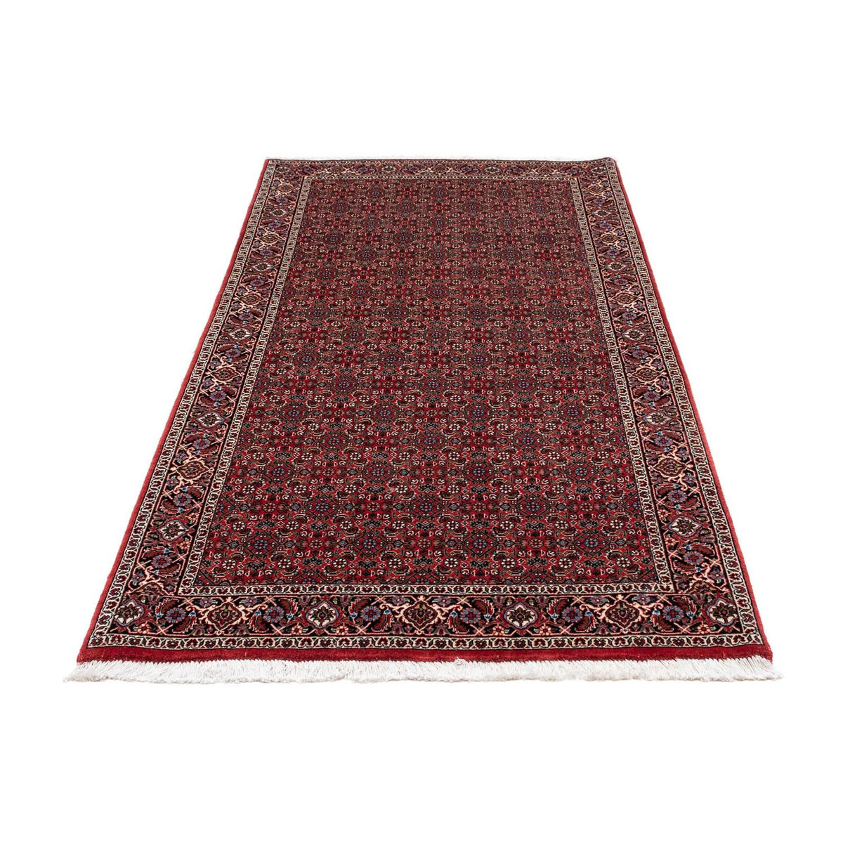 Tapis de couloir Tapis persan - Bidjar - 204 x 99 cm - rouge