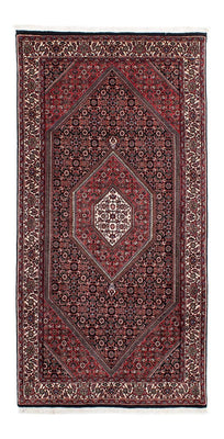 Tapis de couloir Tapis persan - Bidjar - 203 x 100 cm - bleu foncé