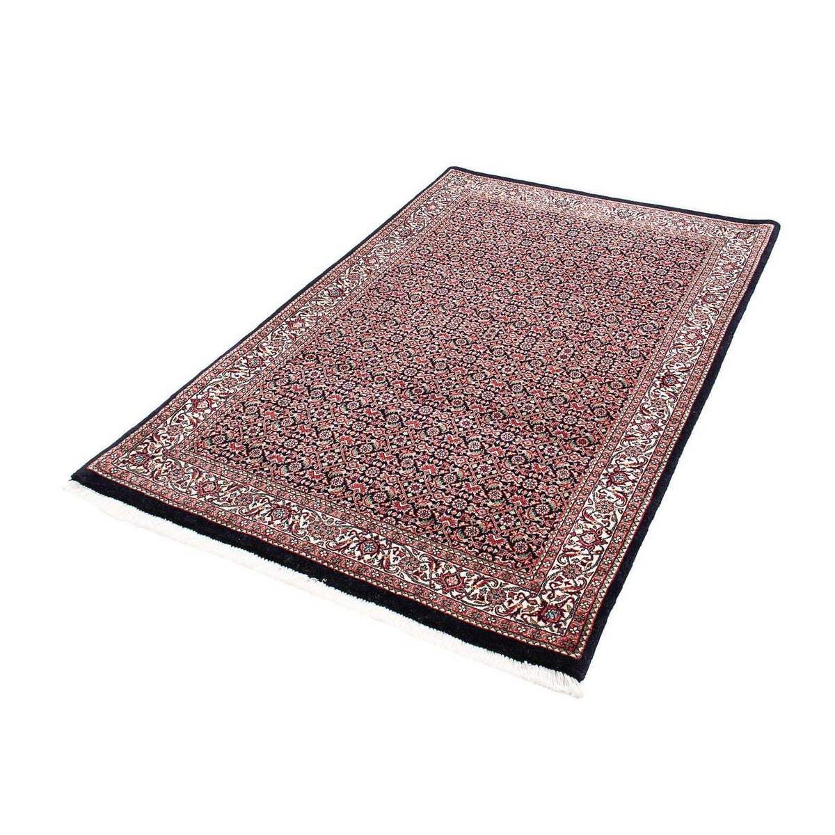 Tapis persan - Bidjar - 170 x 108 cm - bleu foncé