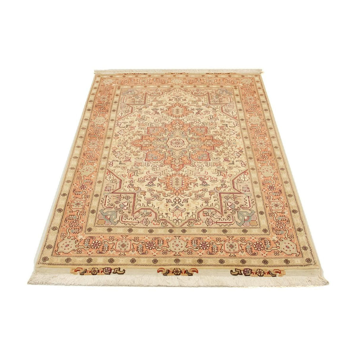 Tapis persan - Tabriz - Royal - 148 x 101 cm - beige