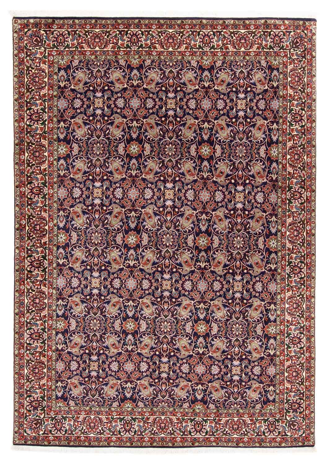 Tapis persan - Bidjar - 247 x 169 cm - bleu foncé