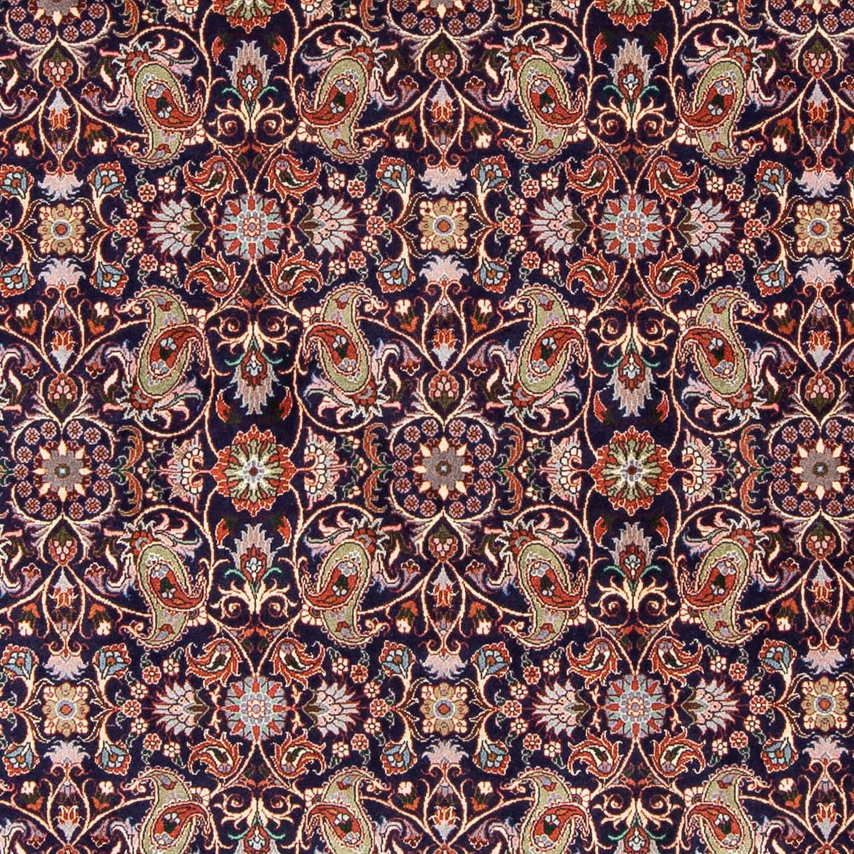 Tapis persan - Bidjar - 247 x 169 cm - bleu foncé