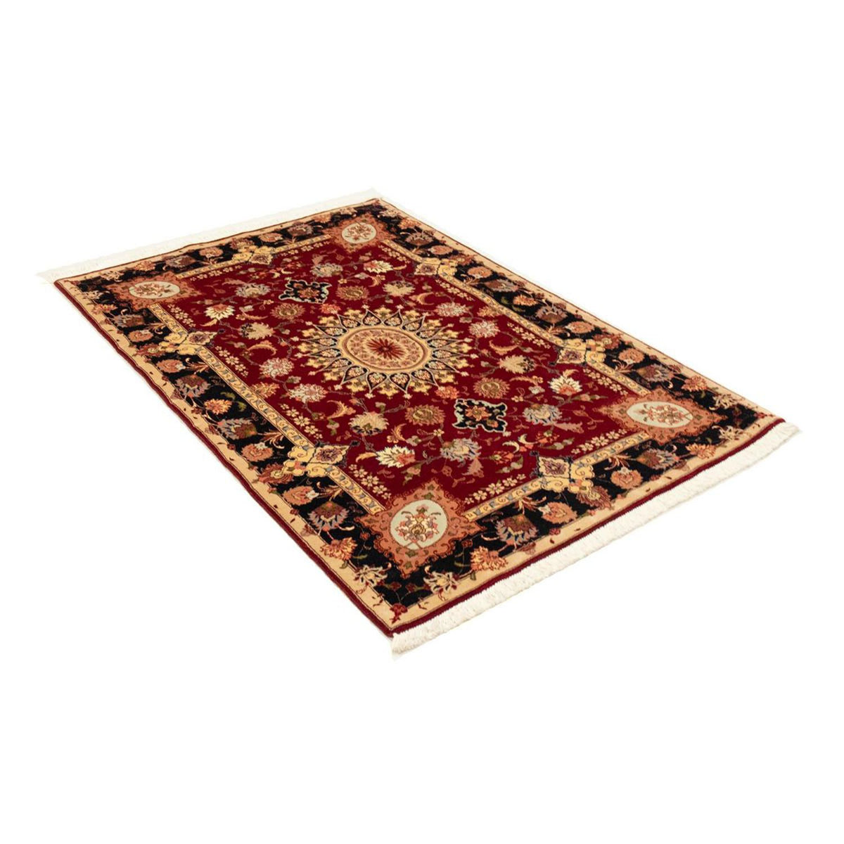 Tapis persan - Tabriz - Royal - 150 x 101 cm - rouge