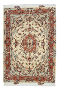 Tapis persan - Tabriz - Royal - 151 x 103 cm - beige