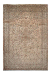 Tapis persan - Tabriz - Royal - 296 x 198 cm - marron clair