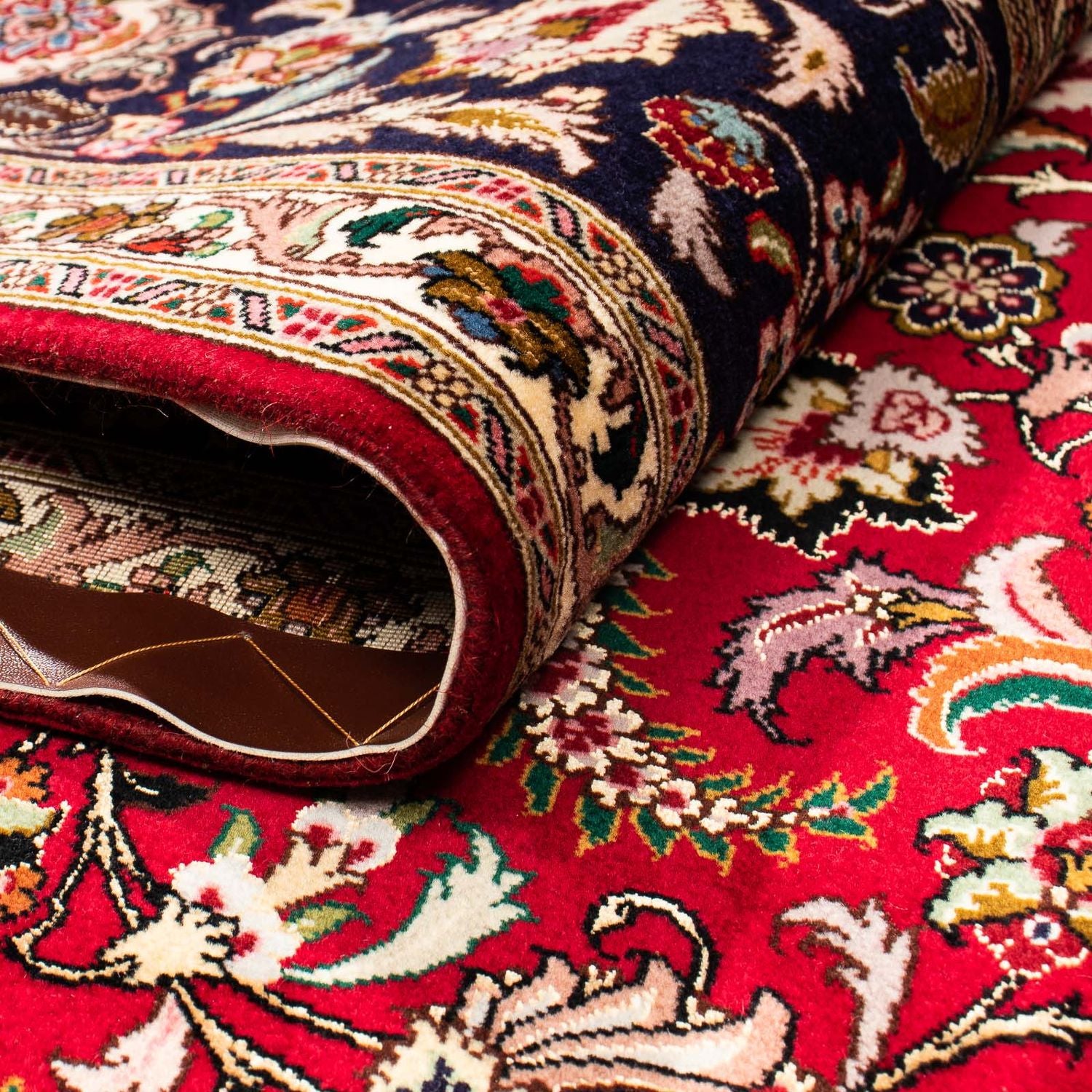 Tapis persan - Tabriz - Royal - 308 x 205 cm - rouge foncé