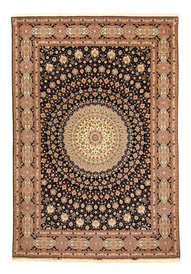 Tapis persan - Tabriz - Royal - 338 x 248 cm - bleu foncé