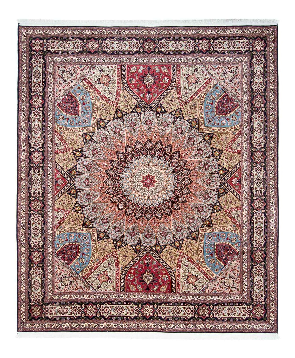 Tapis persan - Tabriz - Royal - 298 x 253 cm - multicolore