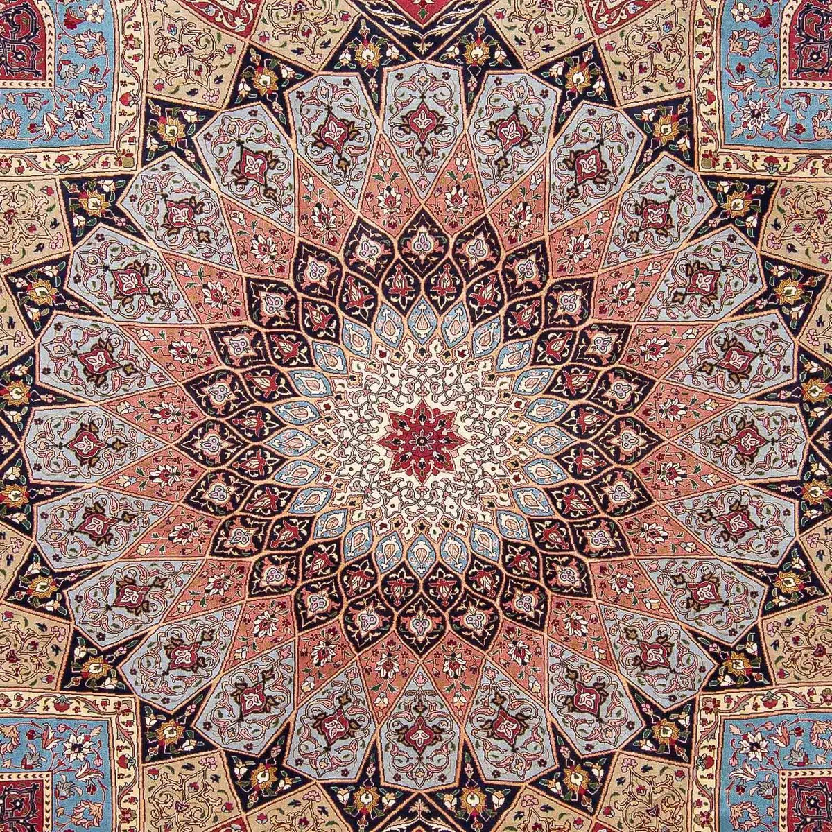 Tapis persan - Tabriz - Royal - 298 x 253 cm - multicolore