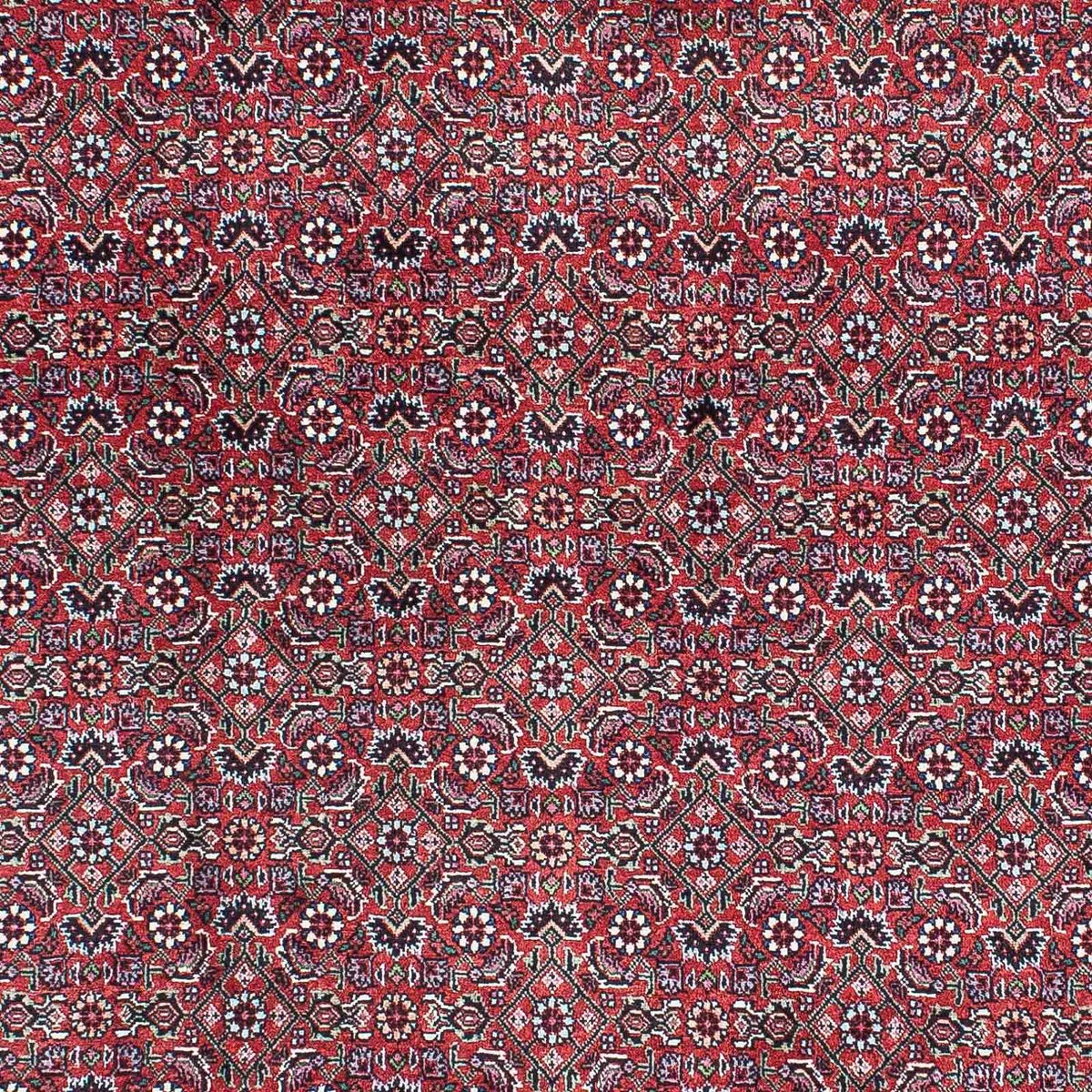 Tapis persan - Bidjar - 216 x 128 cm - rouge clair