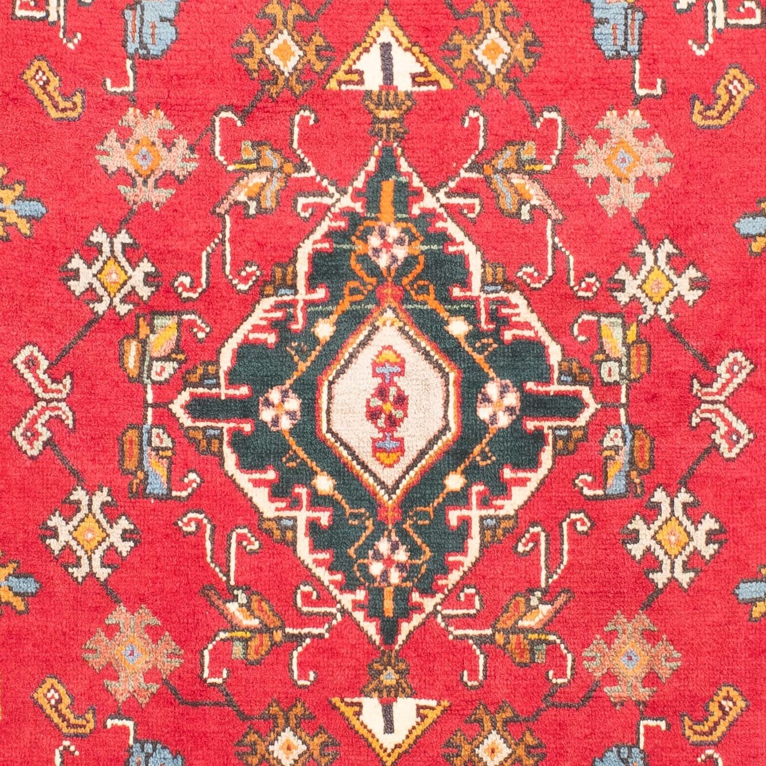 Tapis persan - Nomadic - 158 x 111 cm - rouge