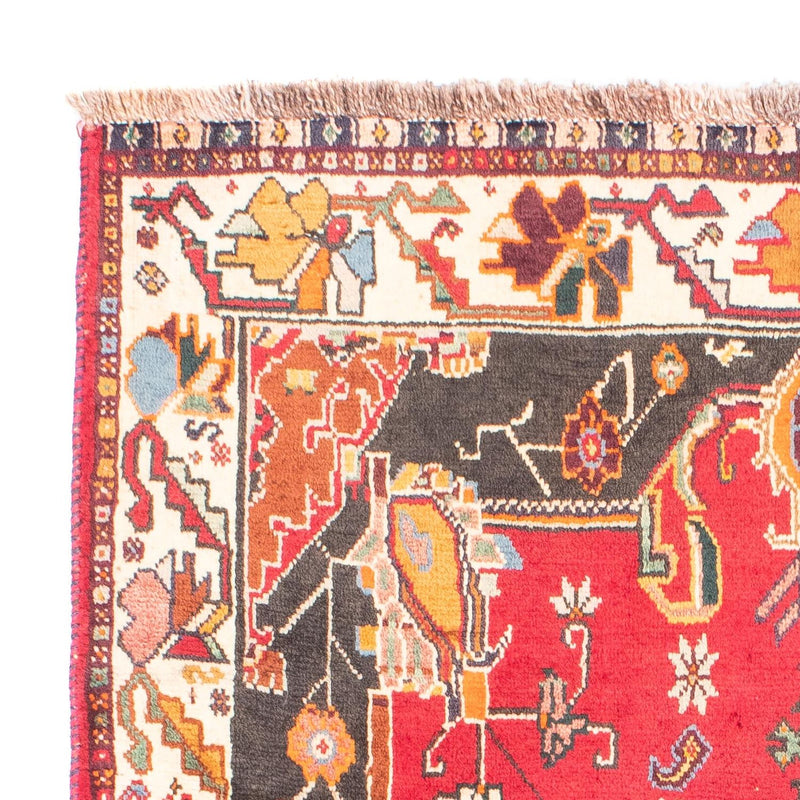Tapis persan - Nomadic - 158 x 111 cm - rouge