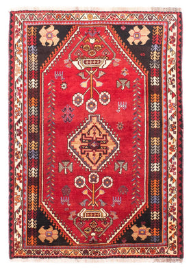 Tapis persan - Nomadic - 166 x 112 cm - rouge foncé