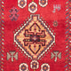 Tapis persan - Nomadic - 166 x 112 cm - rouge foncé