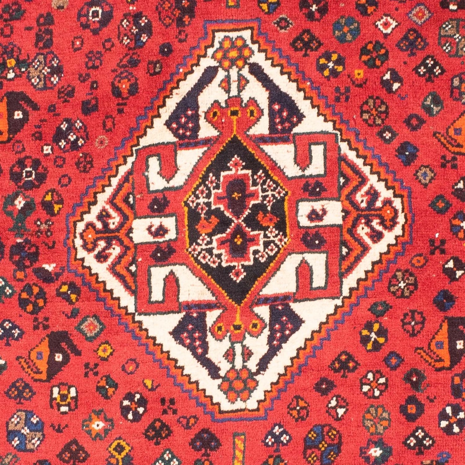 Tapis persan - Nomadic - 171 x 118 cm - rouge foncé