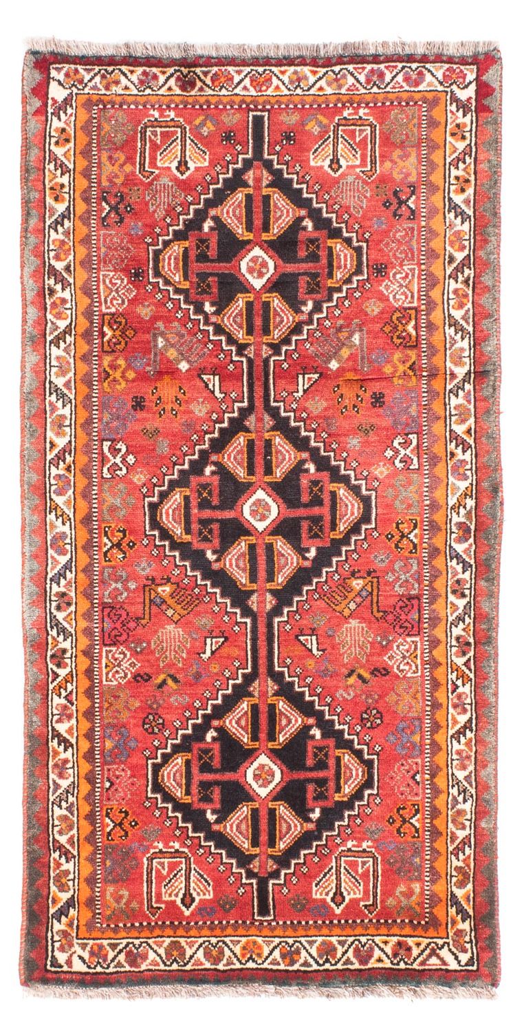 Tapis de couloir Tapis persan - Nomadic - 166 x 82 cm - rouge clair