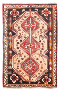 Tapis persan - Nomadic - 168 x 112 cm - beige