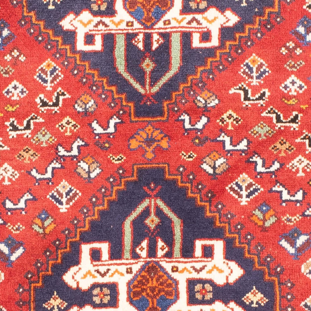 Tapis persan - Nomadic - 150 x 83 cm - bleu foncé