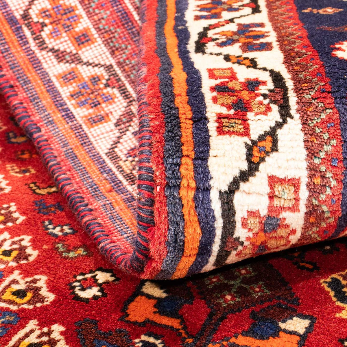 Tapis persan - Nomadic - 150 x 83 cm - bleu foncé