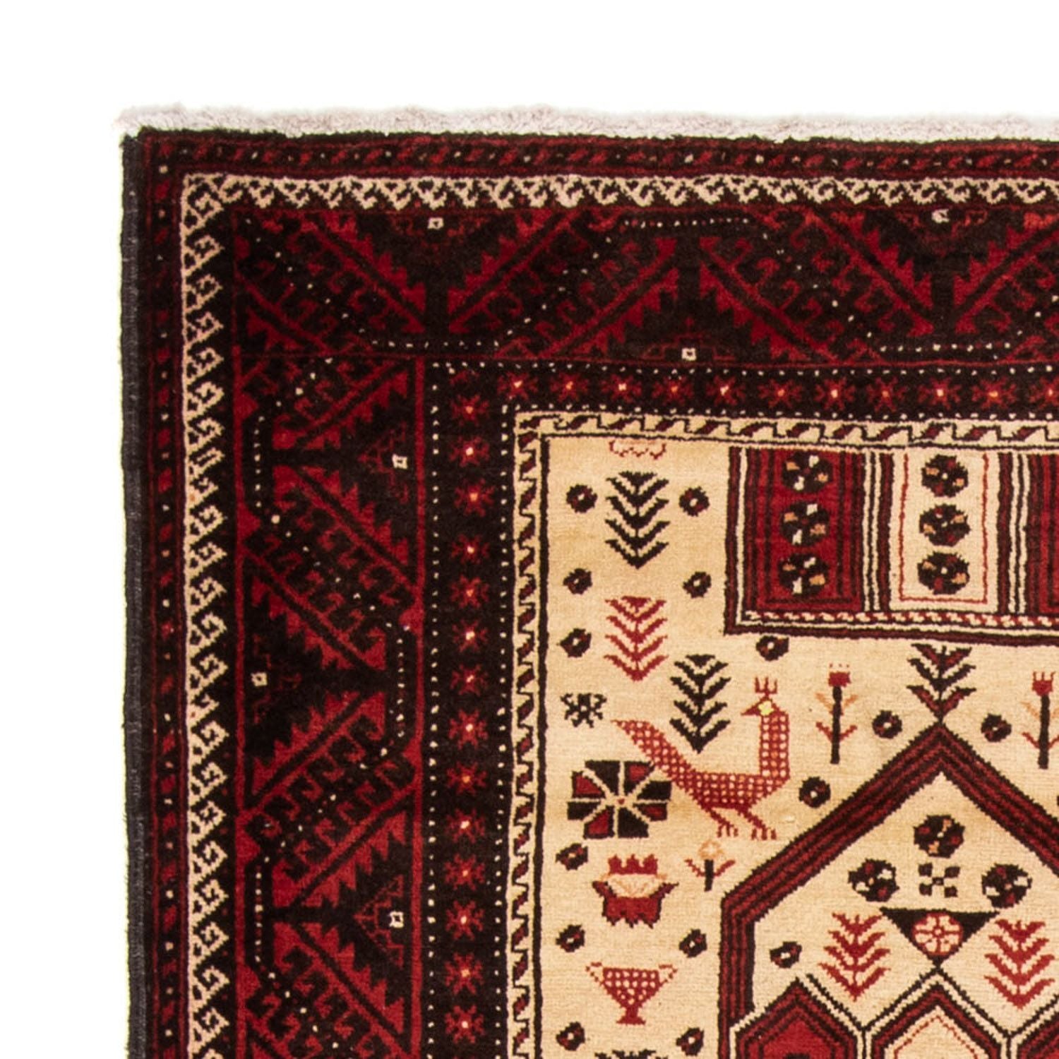Tapis persan - Nomadic - 198 x 121 cm - beige