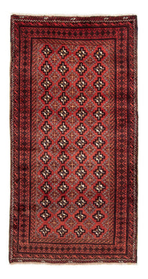 Tapis de couloir Tapis persan - Nomadic - 210 x 107 cm - rouge