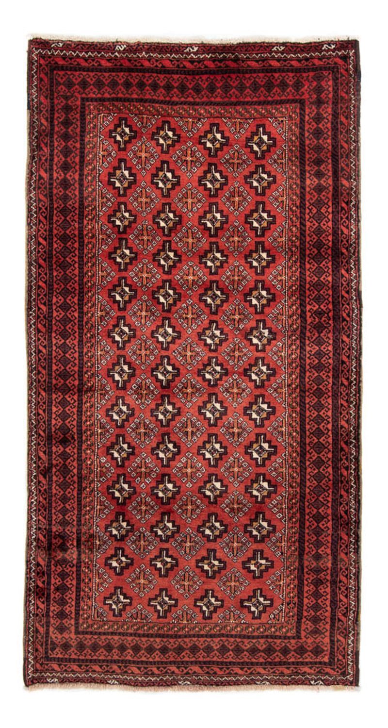 Tapis de couloir Tapis persan - Nomadic - 210 x 107 cm - rouge