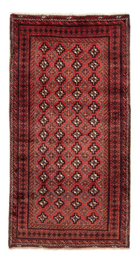 Tapis de couloir Tapis persan - Nomadic - 210 x 107 cm - rouge