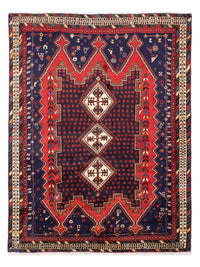 Tapis persan - Nomadic - 215 x 164 cm - bleu foncé