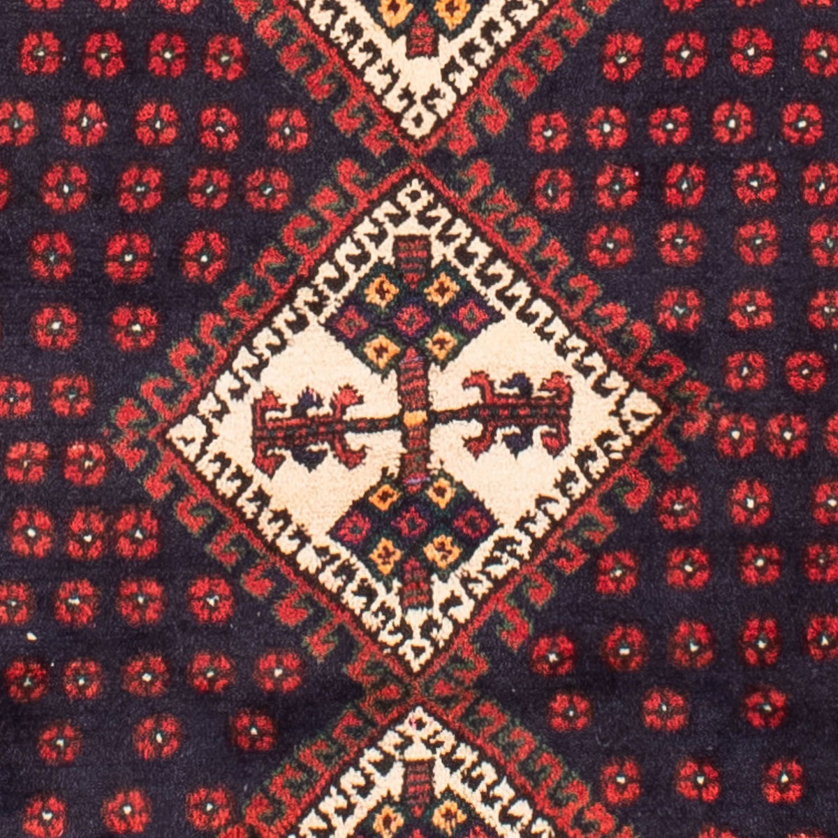 Tapis persan - Nomadic - 215 x 164 cm - bleu foncé