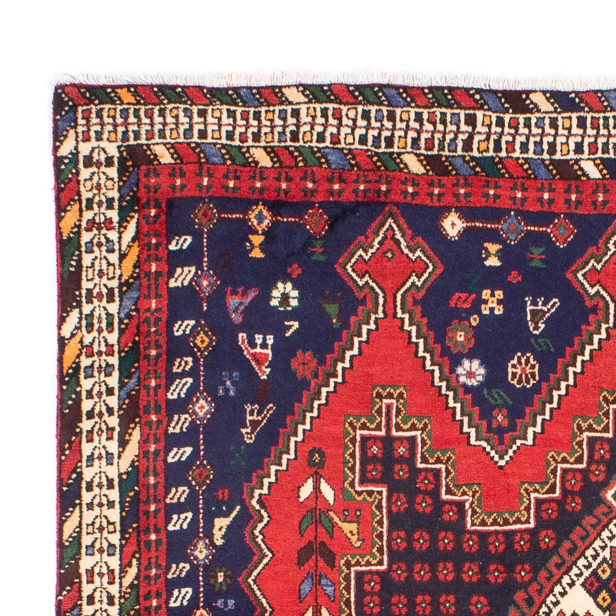 Tapis persan - Nomadic - 215 x 164 cm - bleu foncé