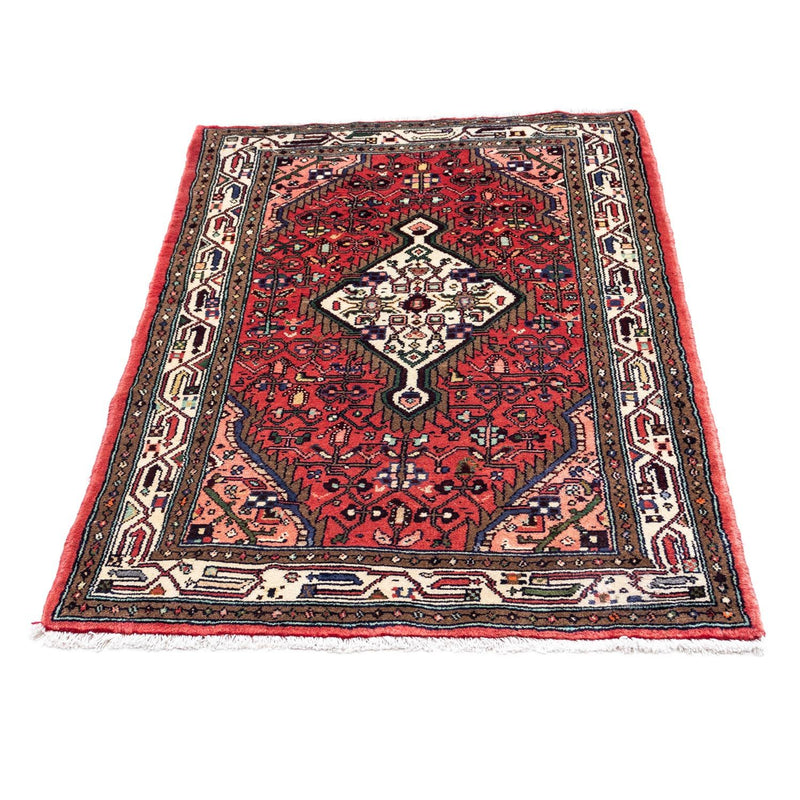 Tapis persan - Nomadic - 132 x 82 cm - rouge