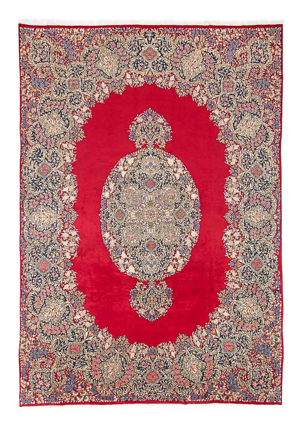 Tapis persan - Royal - 390 x 271 cm - rouge