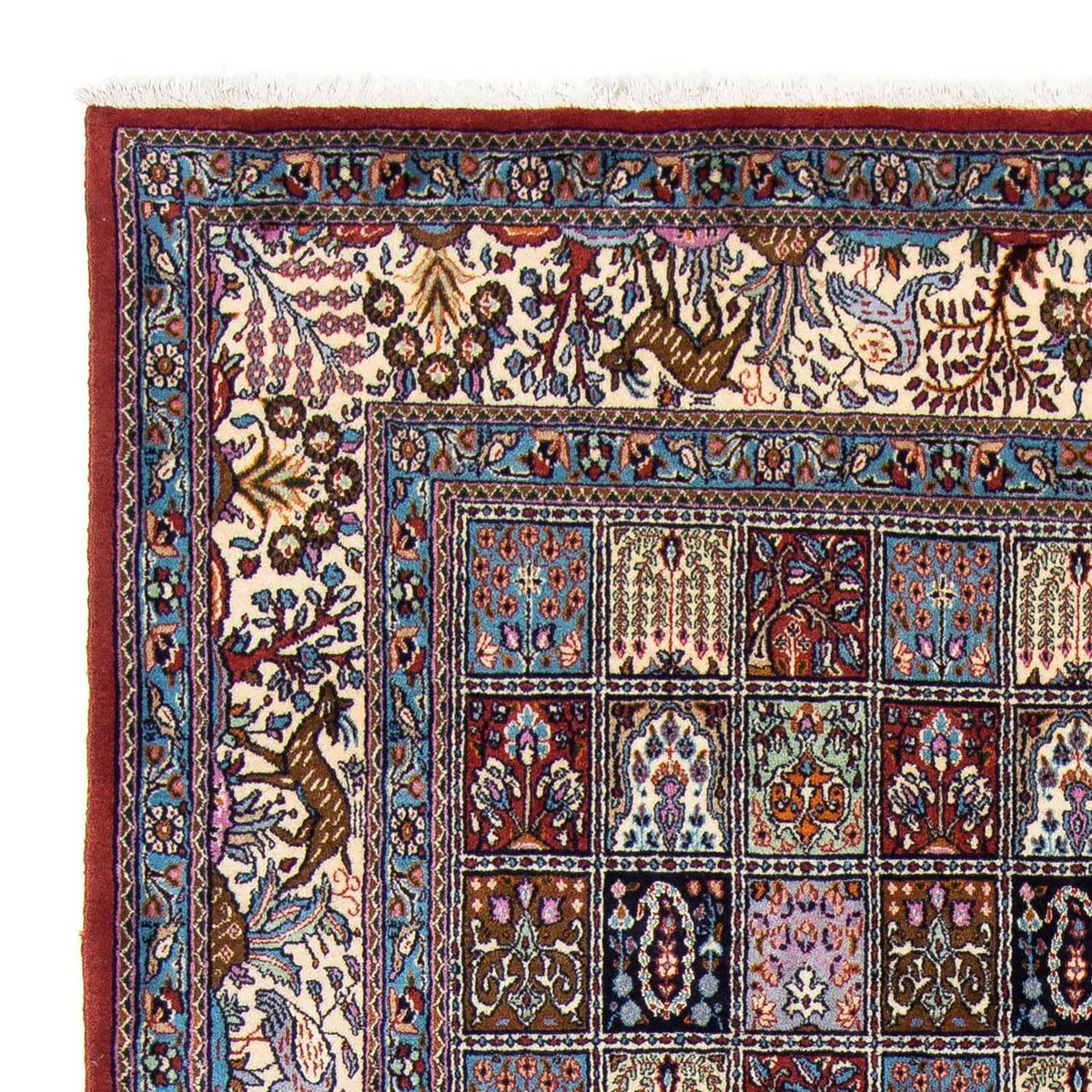 Tapis persan - Classique - 302 x 202 cm - rouge foncé