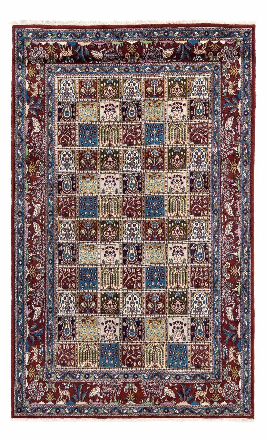 Tapis persan - Classique - 245 x 155 cm - rouge foncé