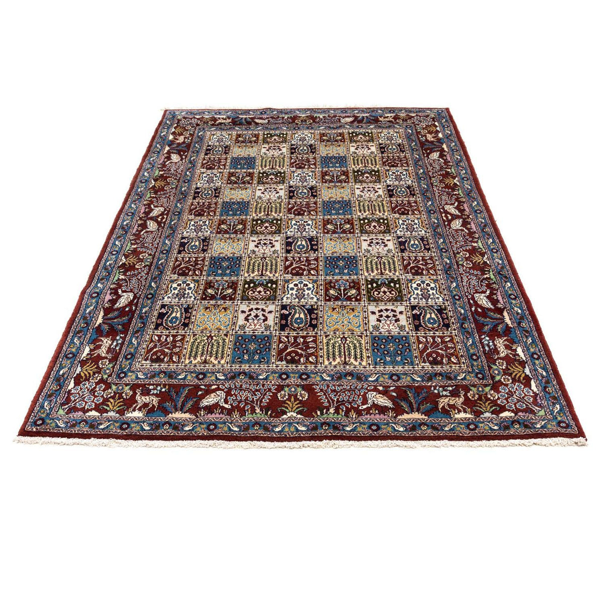 Tapis persan - Classique - 245 x 155 cm - rouge foncé